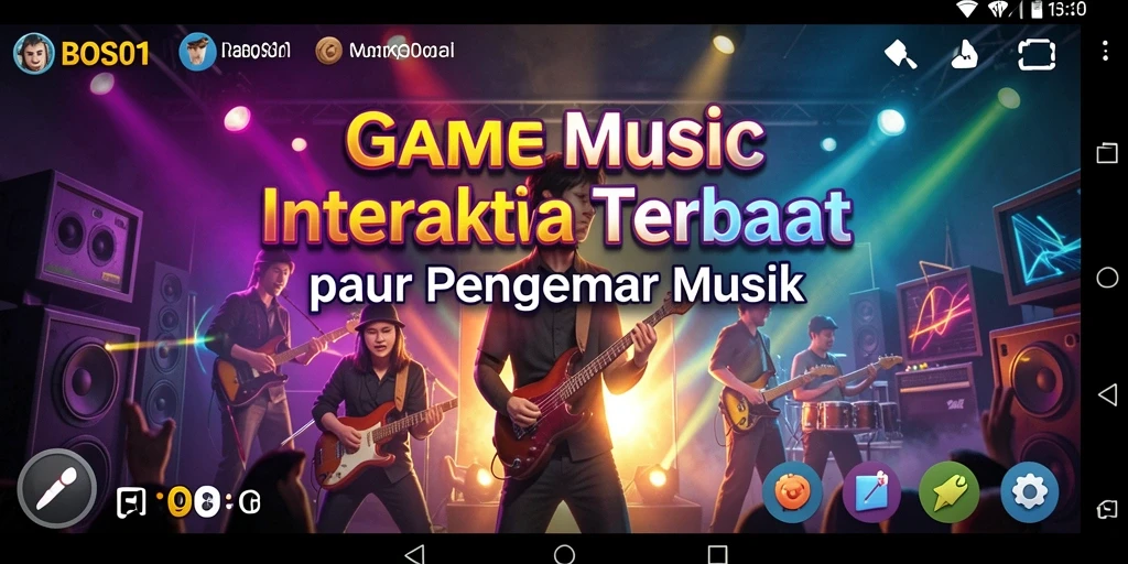 Tampilan gameplay BOS01 yang dinamis dan menarik.