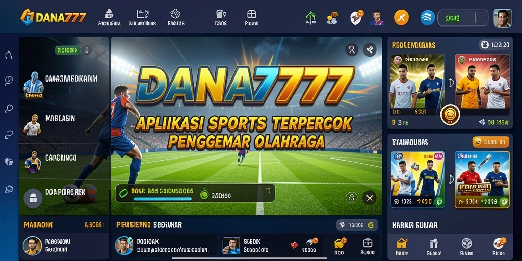 Tampilan gameplay imersif dalam aplikasi Sportsbook DANA777.
