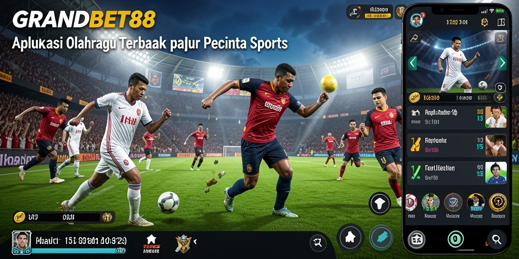 Tangkapan layar GRANDBET88 menampilkan pengalaman taruhan olahraga yang mendebarkan.