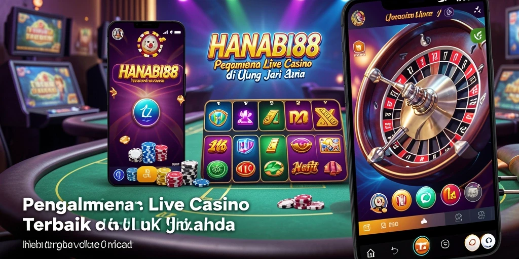Tampilan gameplay seru di HANABI88 dengan dealer langsung.
