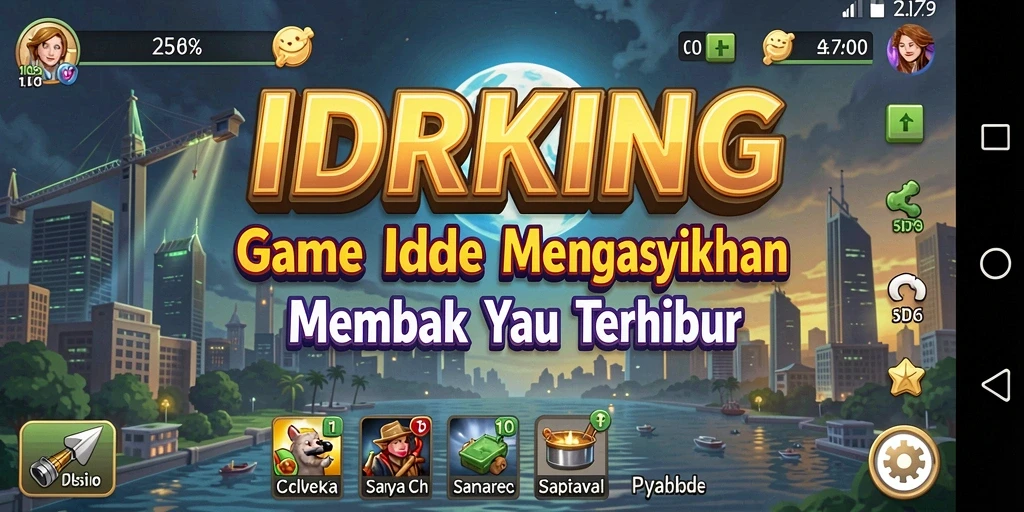 Tampilan gameplay menarik dari IDRKING yang memikat.