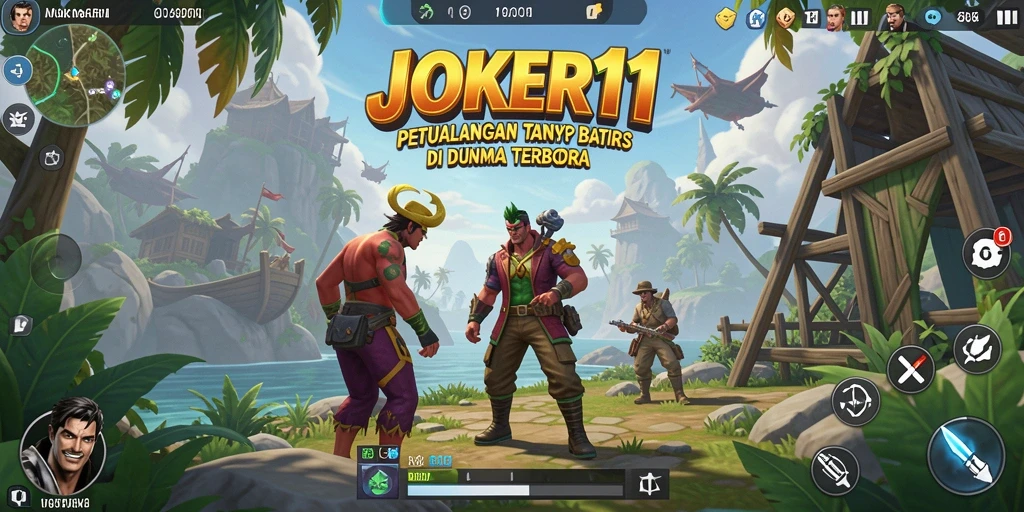 Gameplay <strong>JOKER11</strong> di dunia terbuka yang menakjubkan.