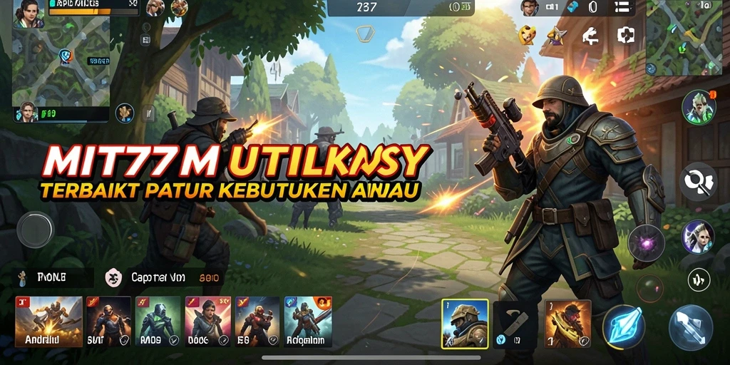 Tampilan screenshot dari aplikasi MT777 yang menunjukkan fitur-fitur utama.