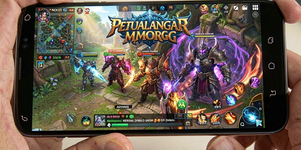 Gameplay epik NOX123 yang penuh petualangan di dunia MMORPG.
