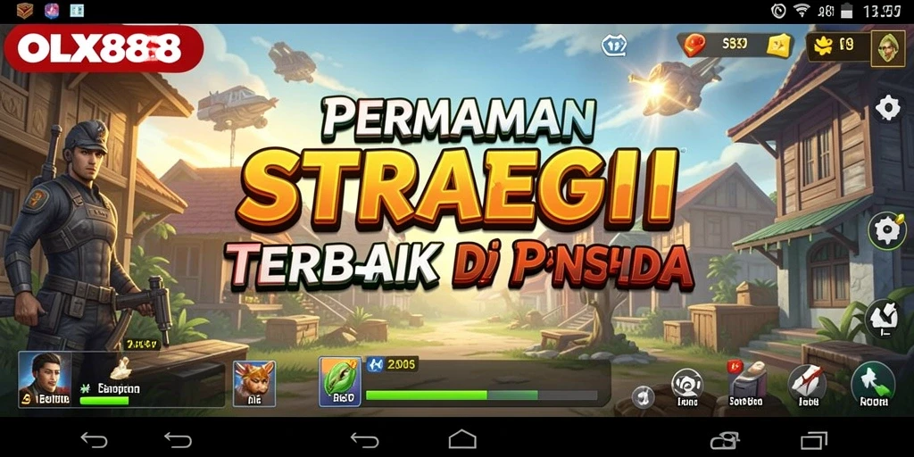 Tampilan menarik dari gameplay strategis OLX888.