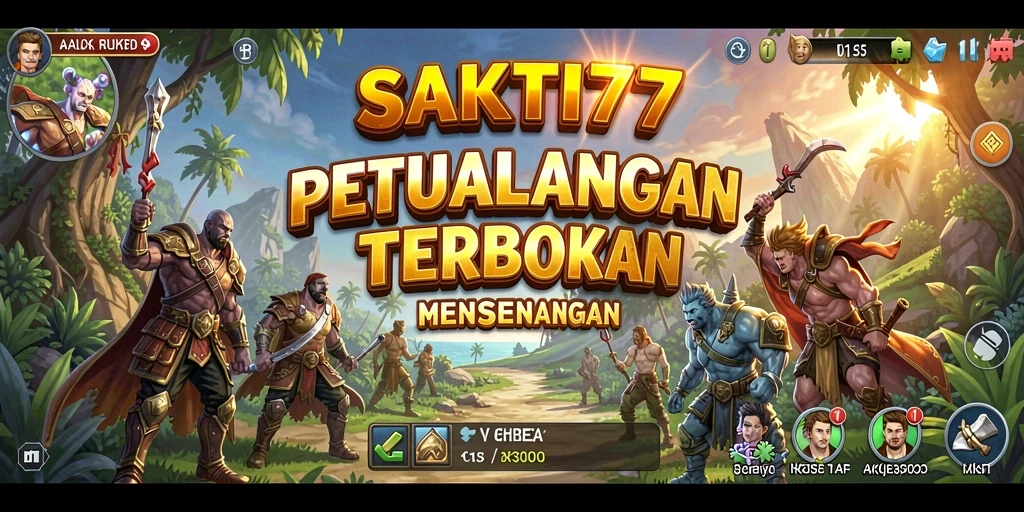 Tampilan gameplay yang menakjubkan dari dunia terbuka SAKTI77.