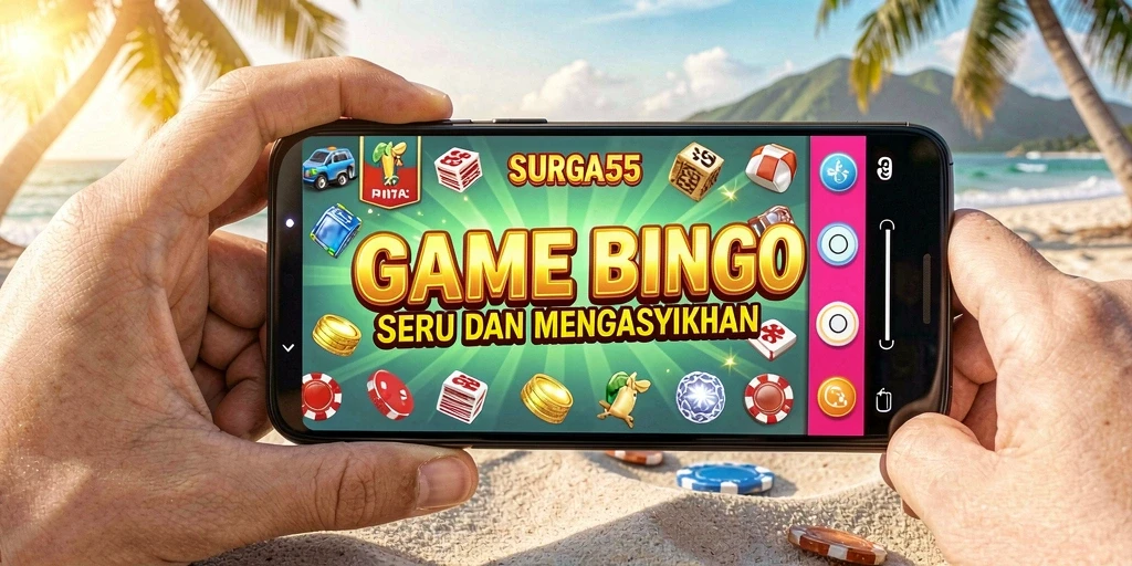 Tampilan gameplay seru dalam aplikasi Bingo SURGA55.