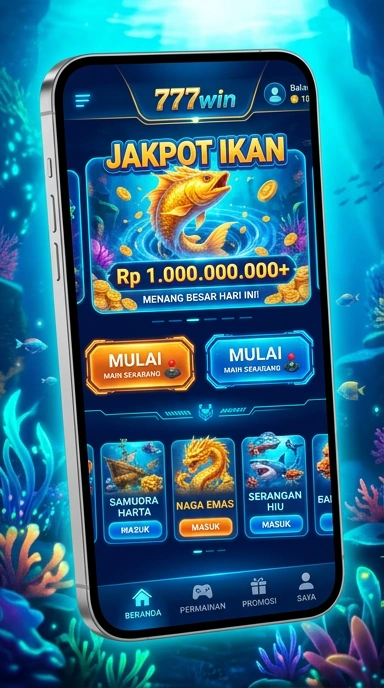 Screenshot tampilan antarmuka aplikasi 777win yang intuitif.